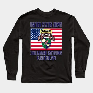 2nd Ranger Battalion- Veteran Long Sleeve T-Shirt